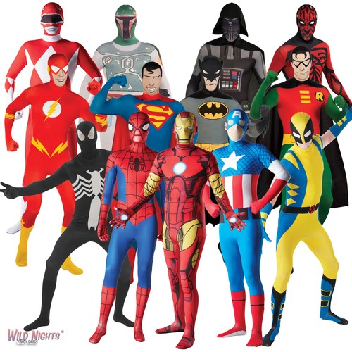 Mens super hero zentai - hero, lycra