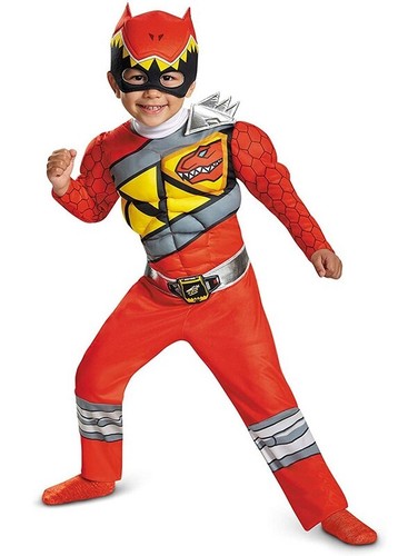 Kids power rangers costume - power, red