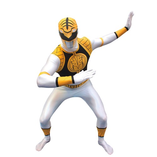 Adult white power ranger - adult,