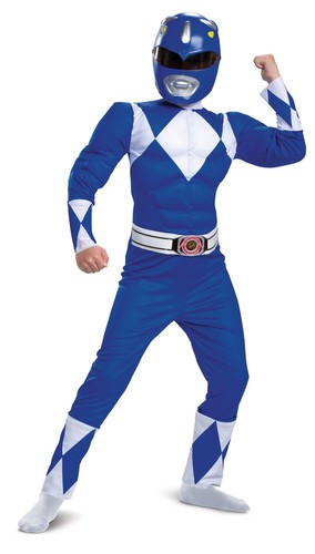 Kids deluxe blue power rangers - kids,
