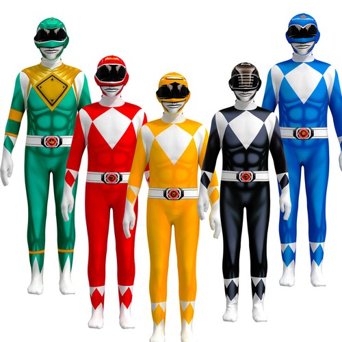 Power ranger adults jumpsuits - power,